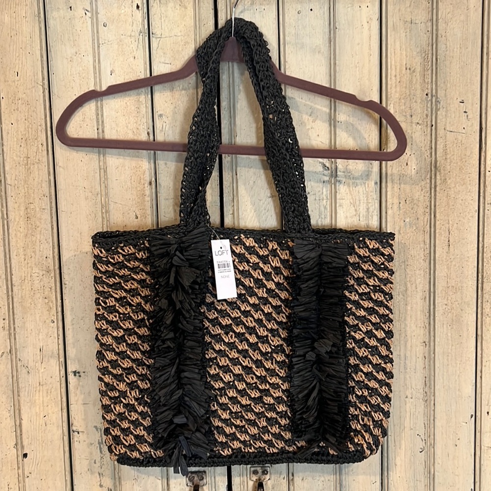 NWT Straw purse